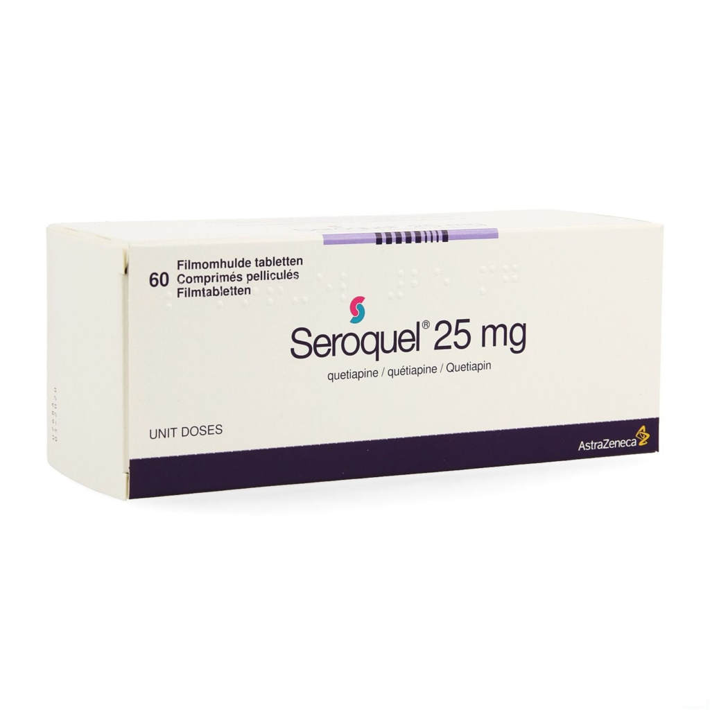 Seroquel 25 mg · 60 tabletten