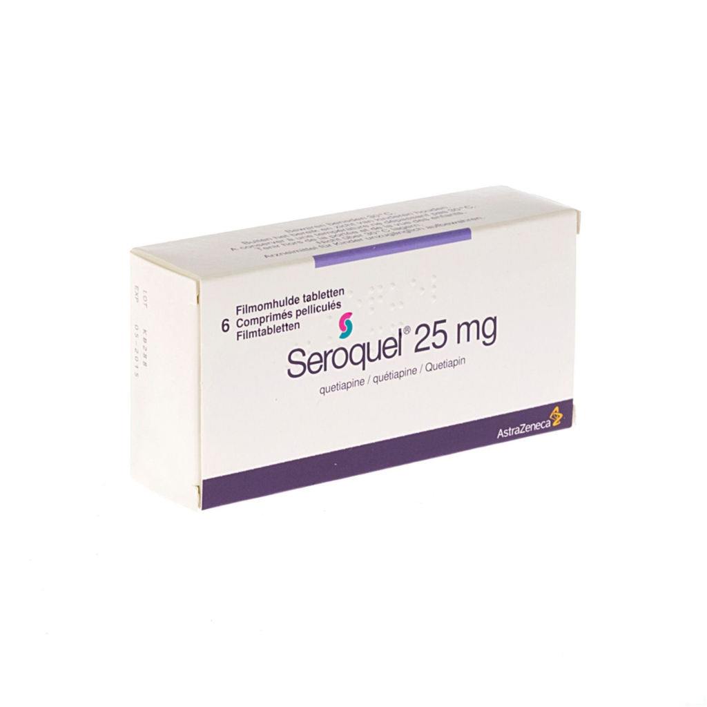 Seroquel 25 mg · 6 tabletten