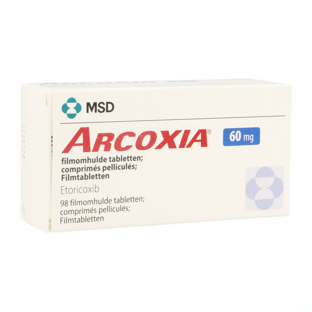 Arcoxia 60 mg · 98 tabletten