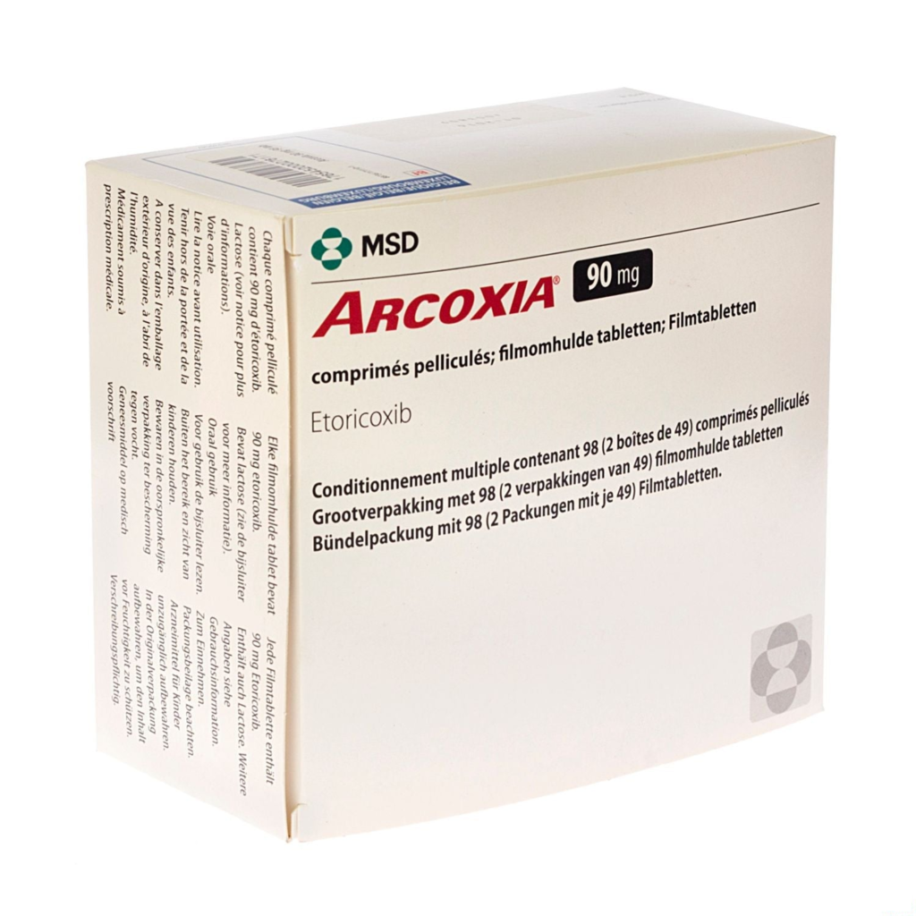 Arcoxia 90 mg · 98 tabletten