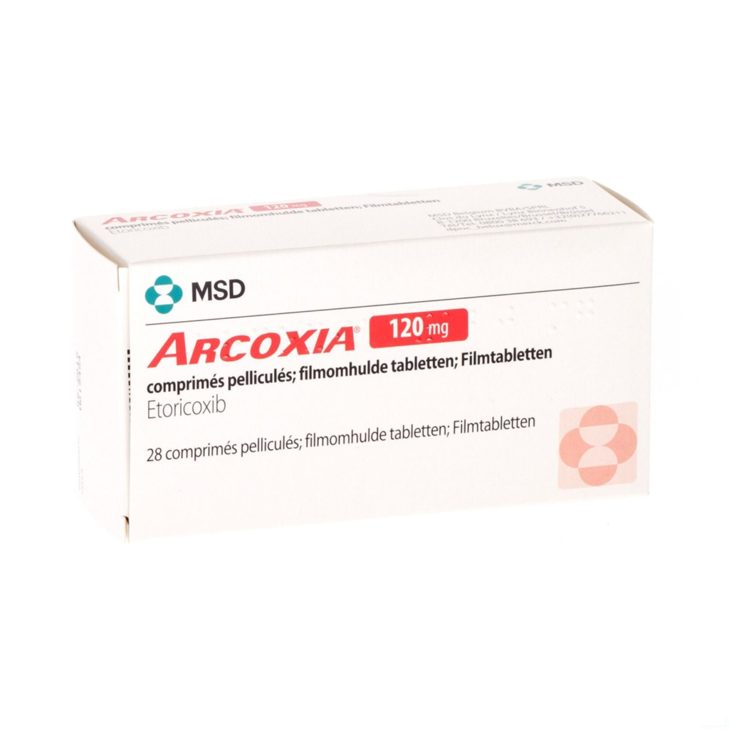 Arcoxia 120 mg · 28 tabletten