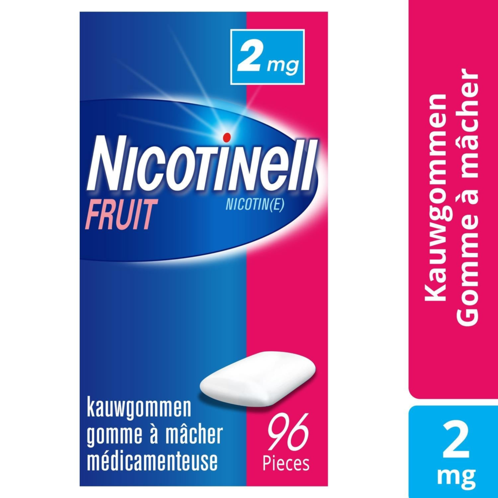 Nicotinell Fruit 2 mg · 96 kauwgoms