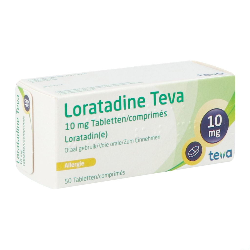 Loratadine Teva 10mg · 50 tabletten