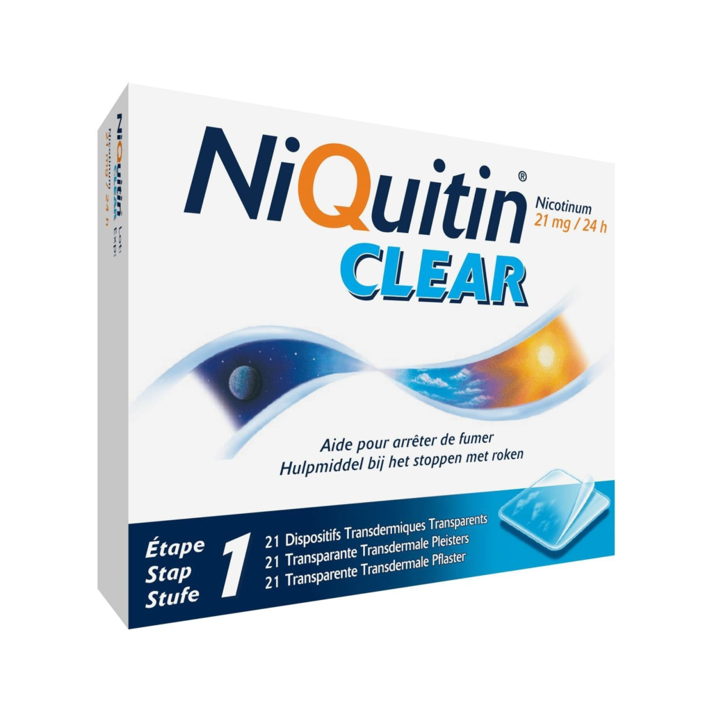 NiQuitin Clear 21mg · 21 nicotinepleisters