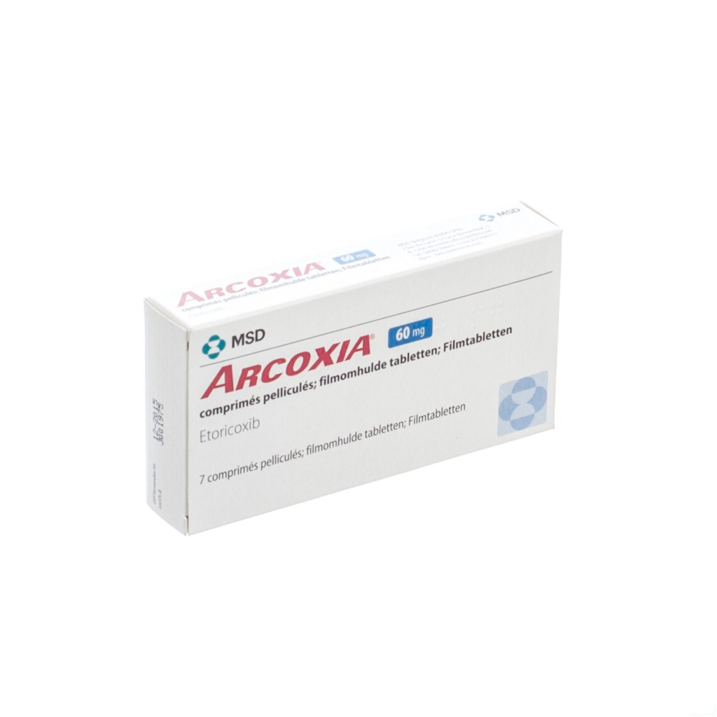 Arcoxia 60 mg · 7 tabletten