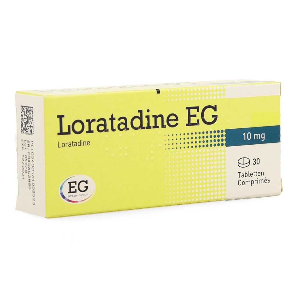 Loratadine EG 10mg · 30 tabletten
