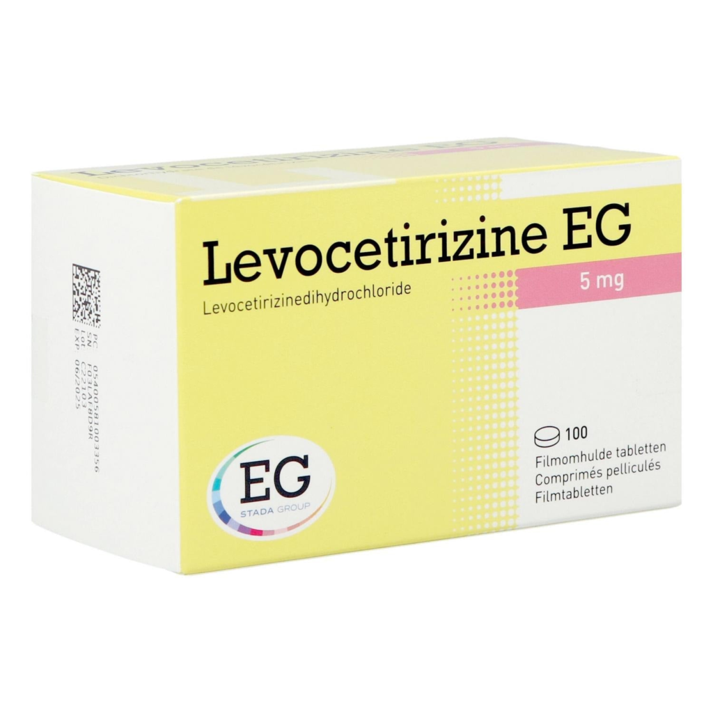 Levocetirizine EG 5mg · 100 filmomhulde tabletten