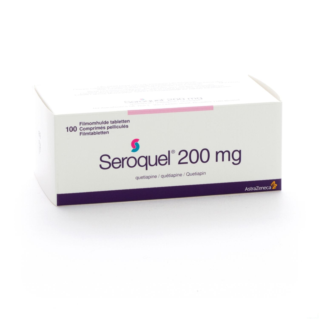 Seroquel 200 mg · 100 tabletten
