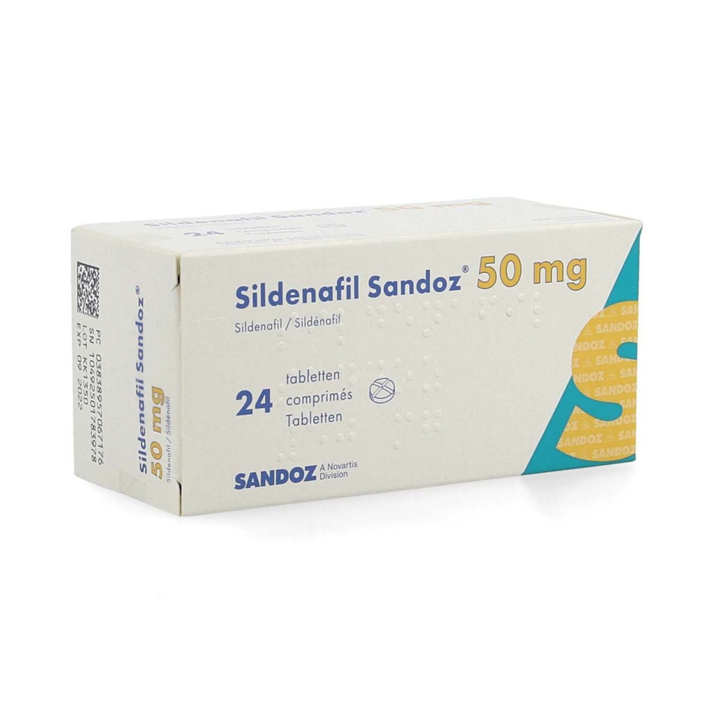 Sildenafil Sandoz 50 mg · 24 tabletten