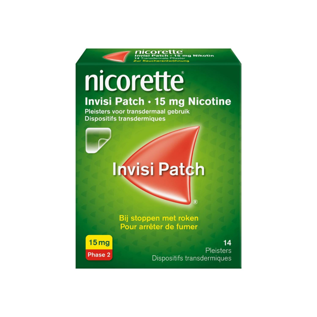 Nicorette Invisi Patch 15 mg · 14 pleisters
