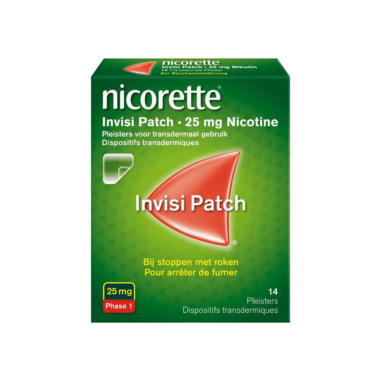 Nicorette Invisi Patch 25 mg · 14 pleisters