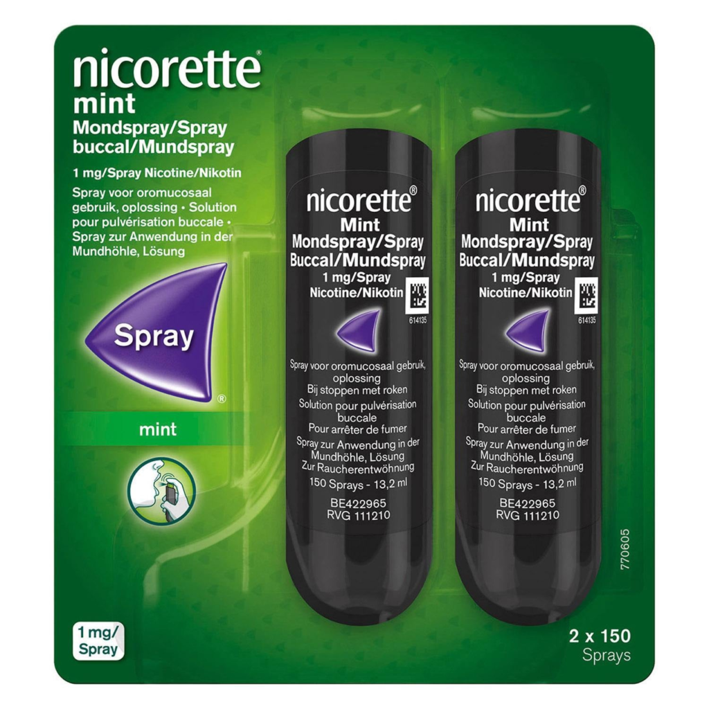 Nicorette Mint 1 mg · 2x150 mondsprays