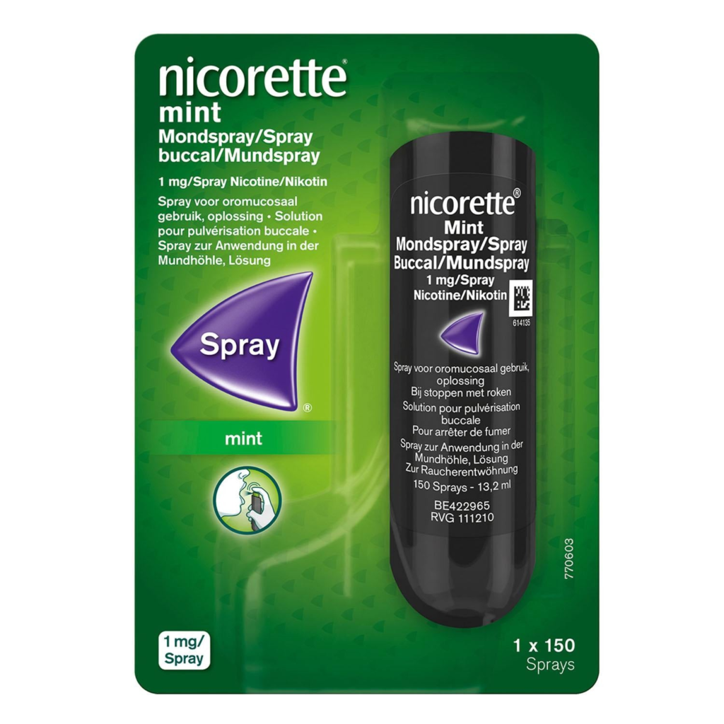 Nicorette Mint 1 mg · 150 mondsprays