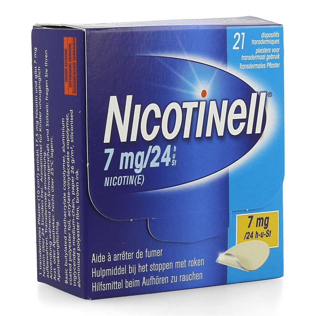 Nicotinell 7 mg/24h transdermale pleisters 21