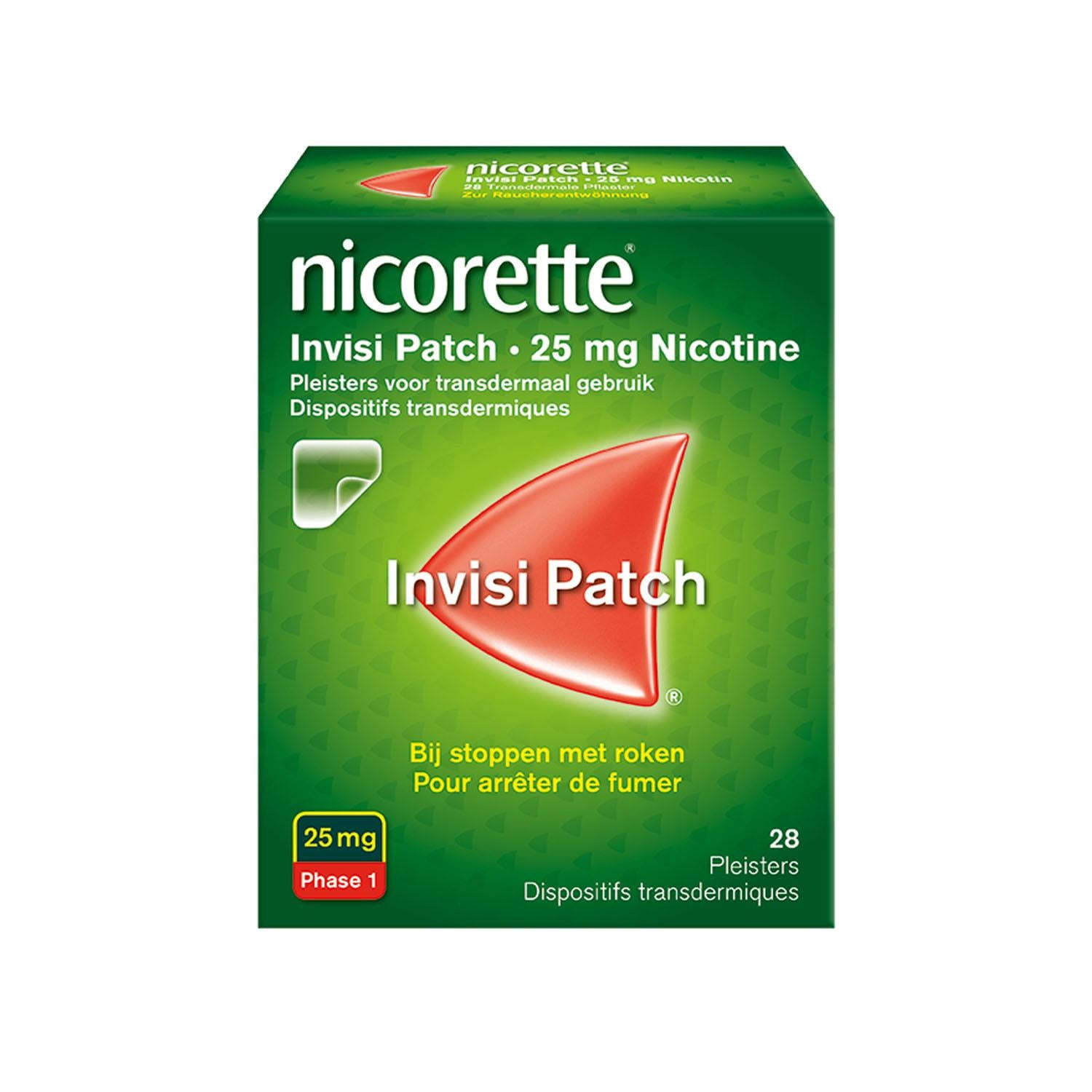 Nicorette Invisi Patch 25 mg · 28 pleisters