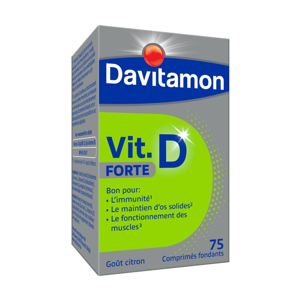 Davitamon Vitamine D Forte, 75 smelttabletten